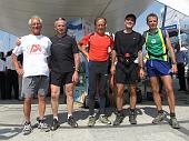 Cavalcata tra Monti e Laghi di Maurizio Agazzi, immagini passaggio al Monte Boario e arrivo a Lovere il 6 giugno 2010